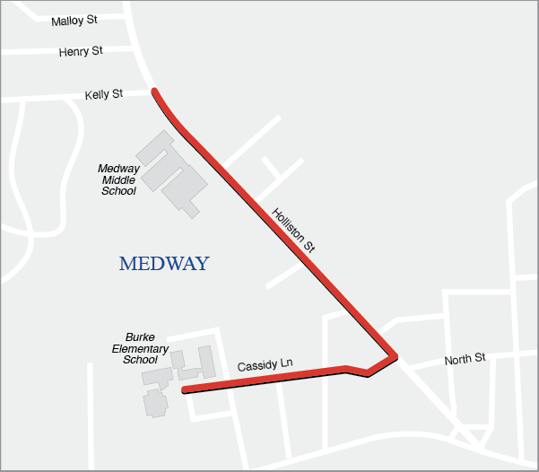 Medway: Holliston Street and Cassidy Lane Improvements (SRTS) 